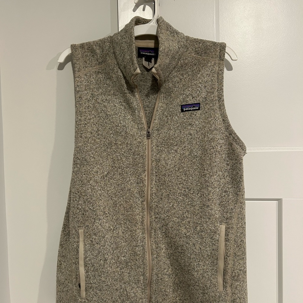 Patagonia Tan Fleece Vest